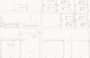 Detail Untitled (Depperich, Schwabinger, Vogt, …), 2009, pencil on paper, 102 x 73 cm