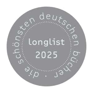 Sticker "Die schönsten Deutschen Bücher. Longlist 2025."