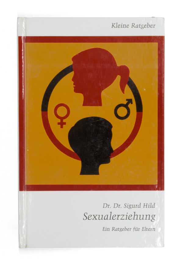 Book of Herbert Stattler’s reserve shelf, a collection of sex education books and related literature since 1904.
