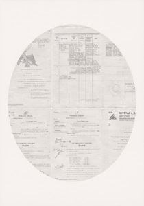 Untitled (Cooperations), 2024, pencil on paper, 100 x 70 cm