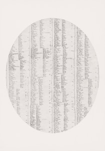 Untitled (Debtors_2), 2021, pencil on paper, 100 x 70 cm
